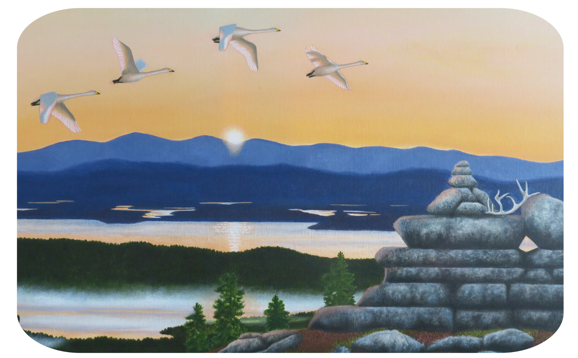 "Valkean yön taika II", iso magneetti