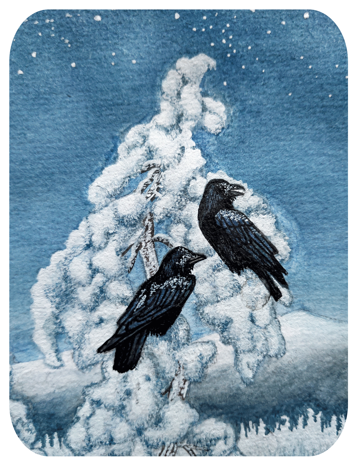 "Talvikaarneet", pieni magneetti